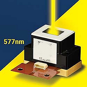 (image for) 577nm Solid State Laser Output Power 1 - 100mW Yellow Color 577 nm Pro-yellow Diode Laser